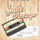 Cartel do concerto de Santa Icía 2023 Smile Vintage da BMA (Banda de Música de Arzúa)